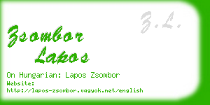 zsombor lapos business card